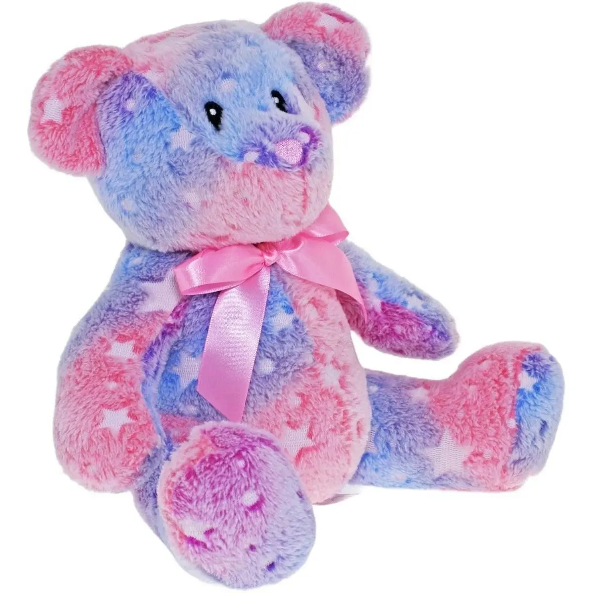 Cotton Candy - Plush Bear Beatrice Pink Multi Glow In The Dark