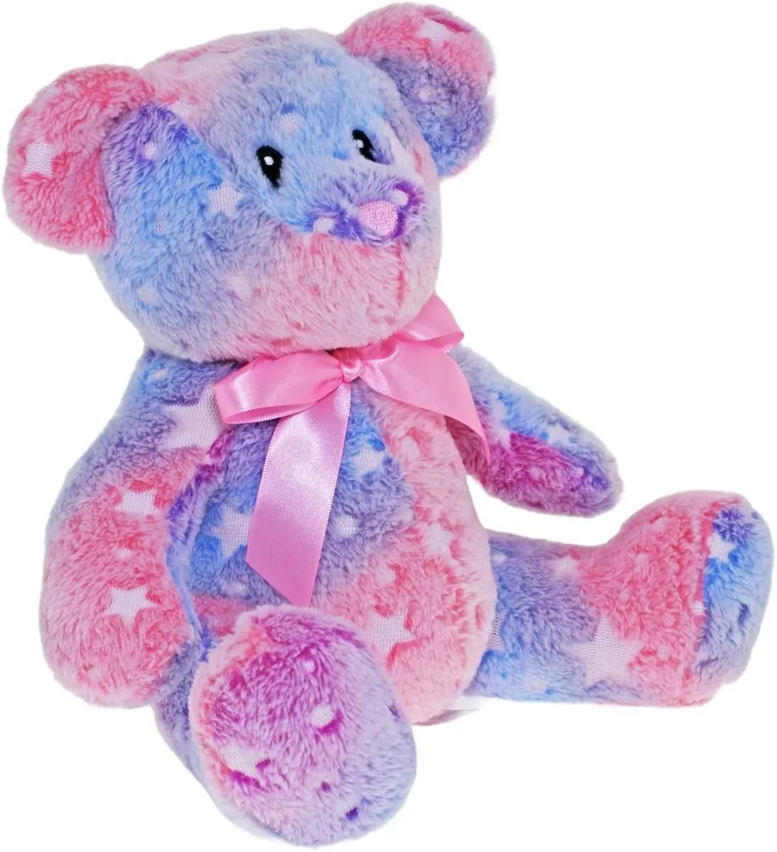 Cotton Candy - Plush Bear Beatrice Pink Multi Glow In The Dark