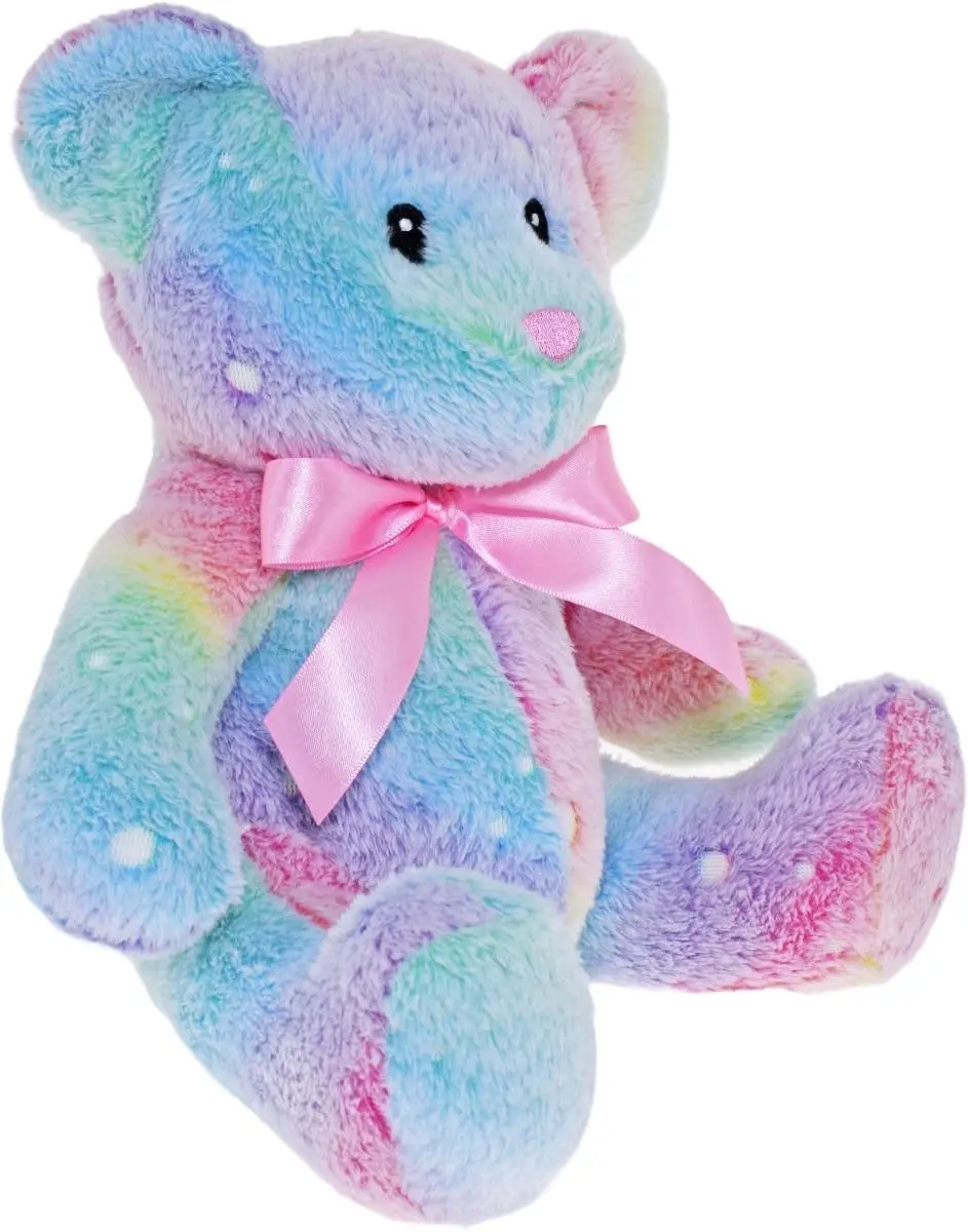 Cotton Candy - Plush Bear Teddy Blue Multi Glow In The Dark