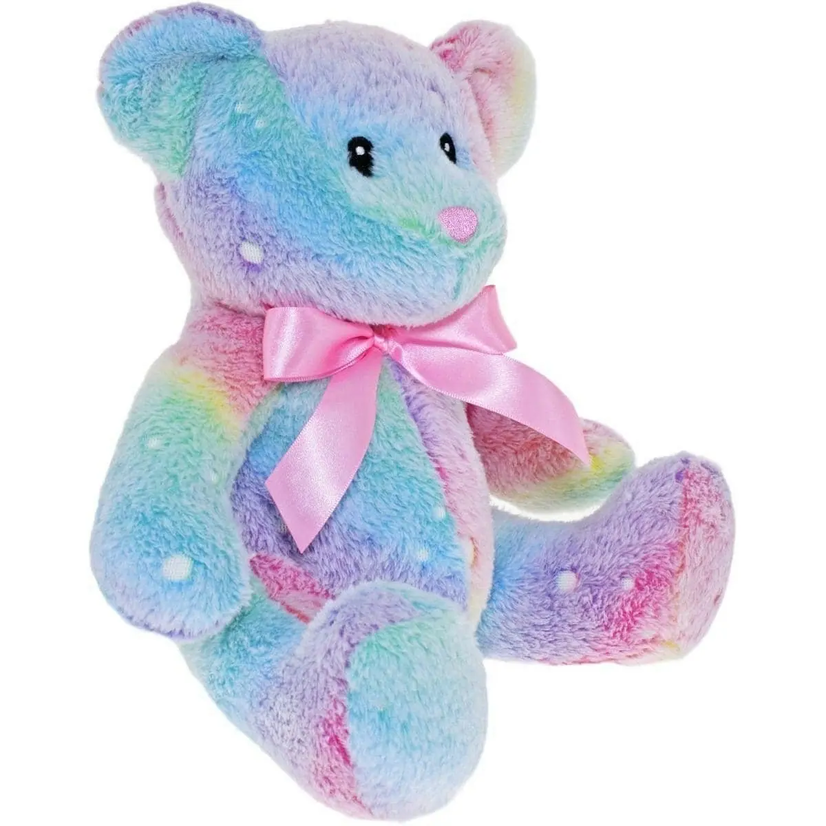 Cotton Candy - Plush Bear Teddy Blue Multi Glow In The Dark