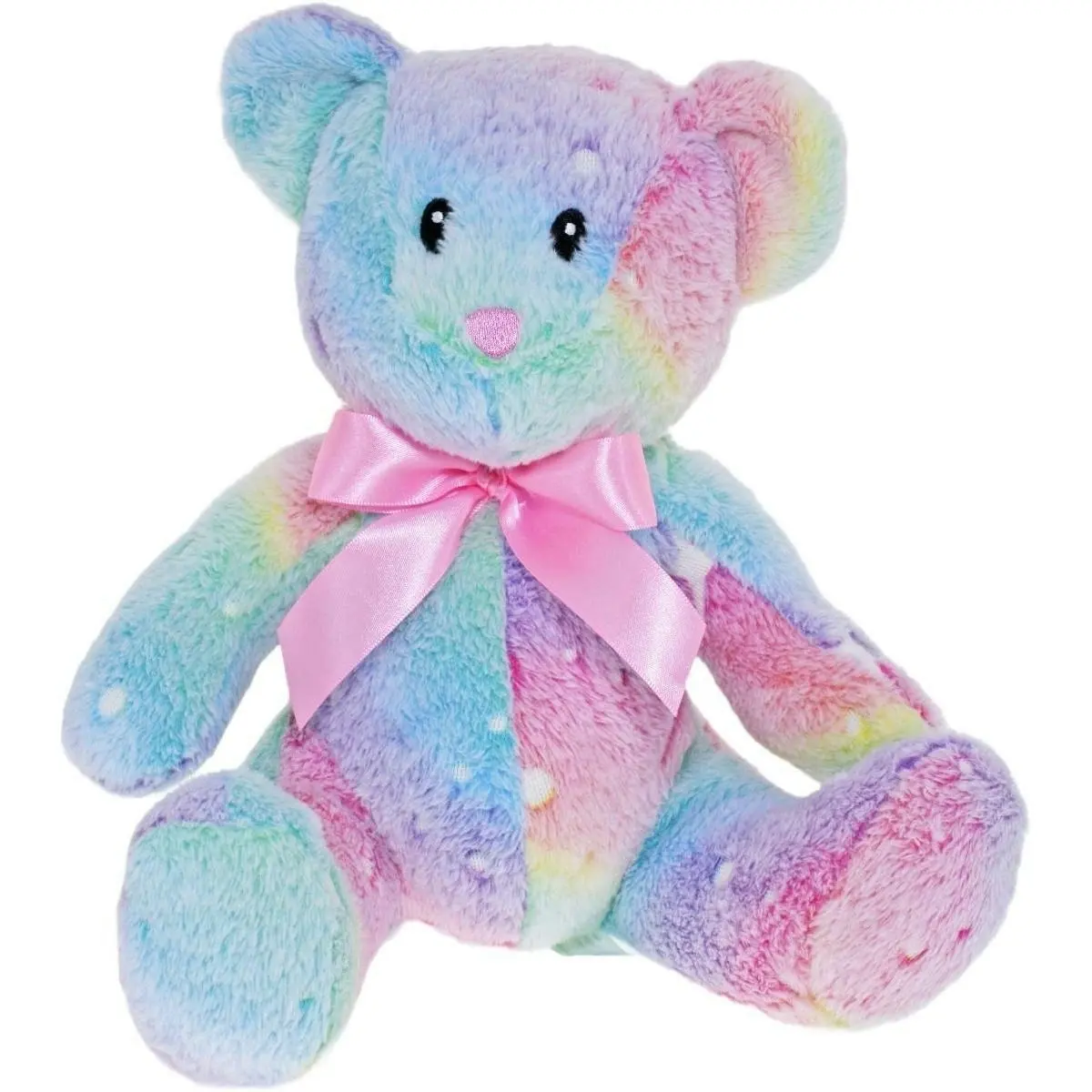 Cotton Candy - Plush Bear Teddy Blue Multi Glow In The Dark