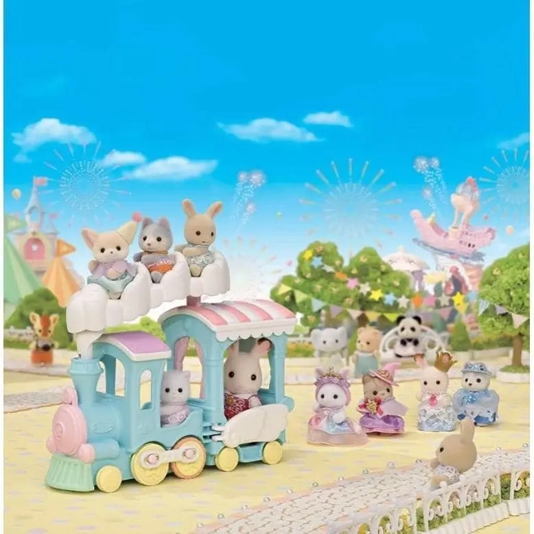 Sylvanian Families - Floating Cloud Rainbow Train Animal Doll Playset