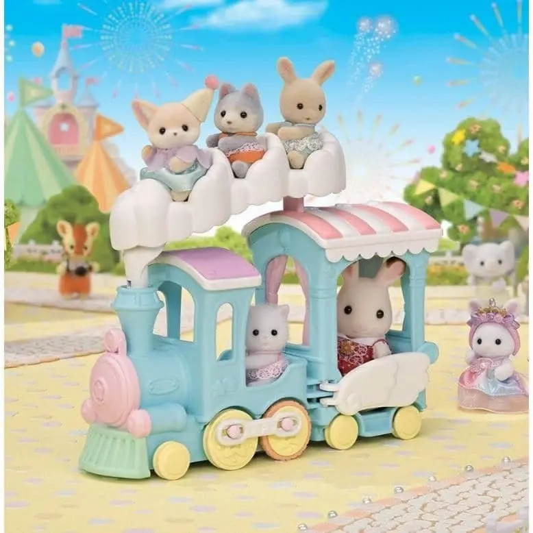 Sylvanian Families - Floating Cloud Rainbow Train Animal Doll Playset