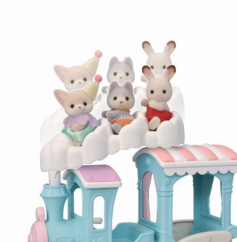 Sylvanian Families - Floating Cloud Rainbow Train Animal Doll Playset