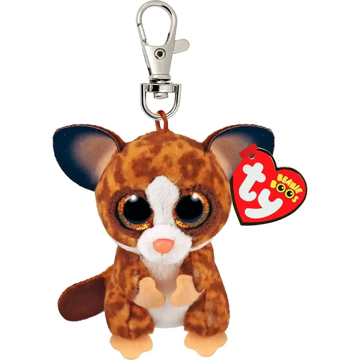 Ty Beanie Boos Clip On - Binky Brown Bush Baby 10cm