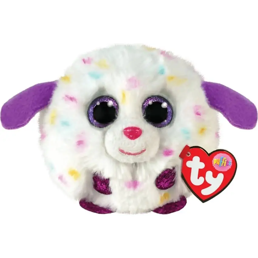 Ty Beanie Boos Balls - Munchkin The White Dog- Puffies