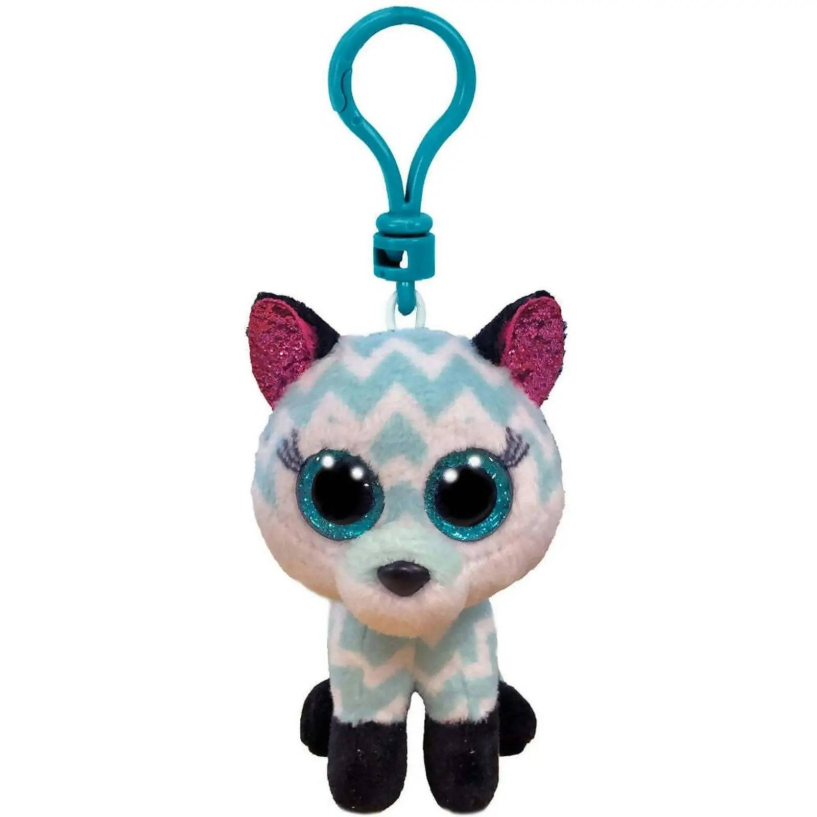 Ty - Beanie Boos - Clip On Atlas The Aqua Fox 10cm