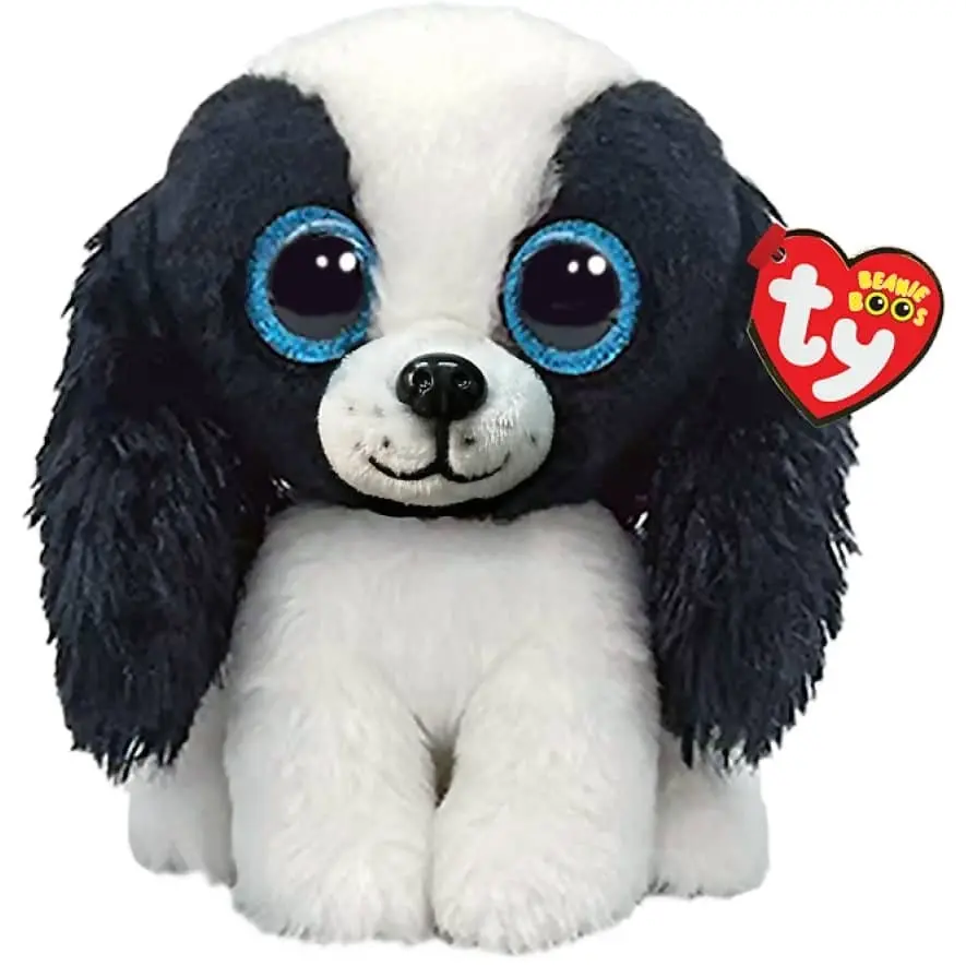 Ty - Beanie Boos - Sissy Black And White Dog Small 15cm