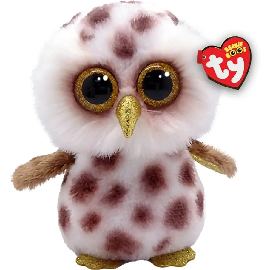 Ty - Beanie Boos - Whoolie Spotted Owl Small 15cm