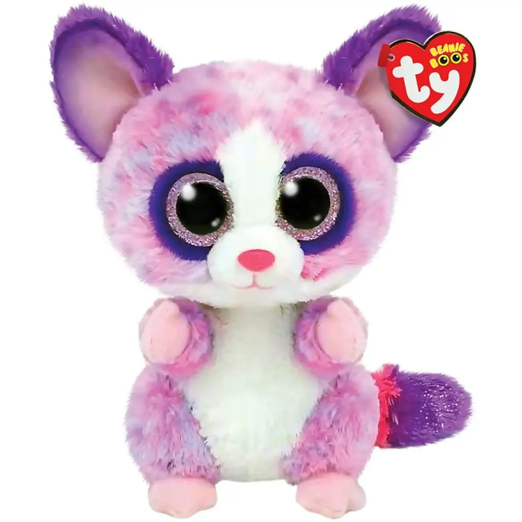 Ty - Beanie Boos - Becca Pink Bush Baby Small 15cm