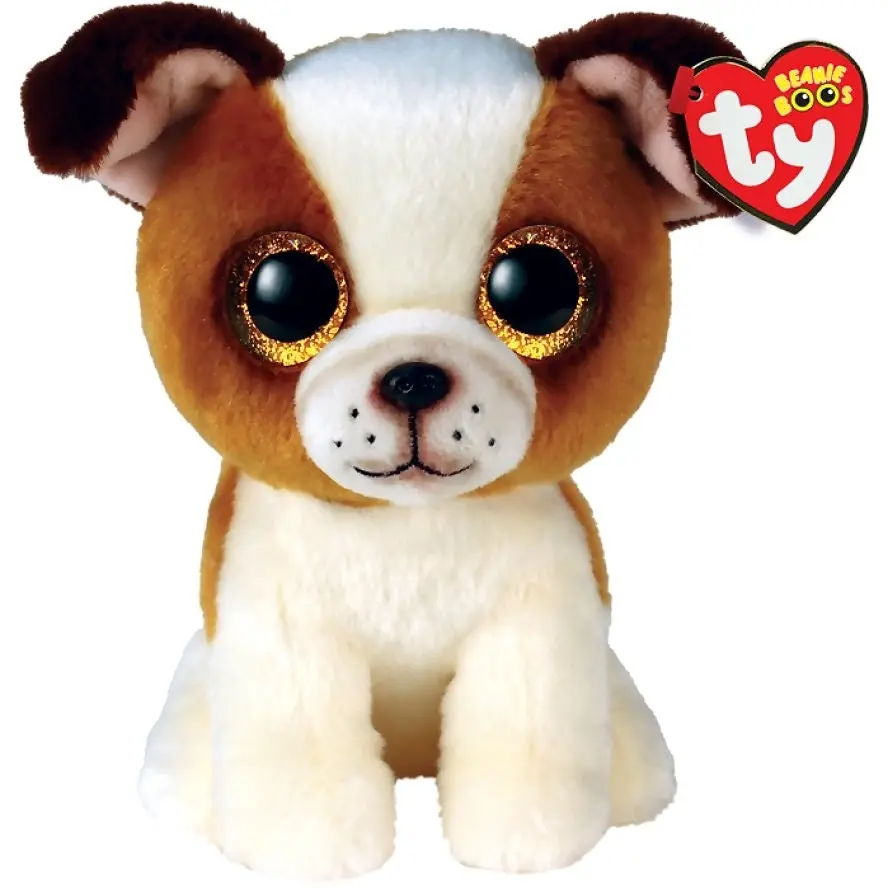 Ty - Beanie Boos - Hugo Brown And White Dog Small 15cm