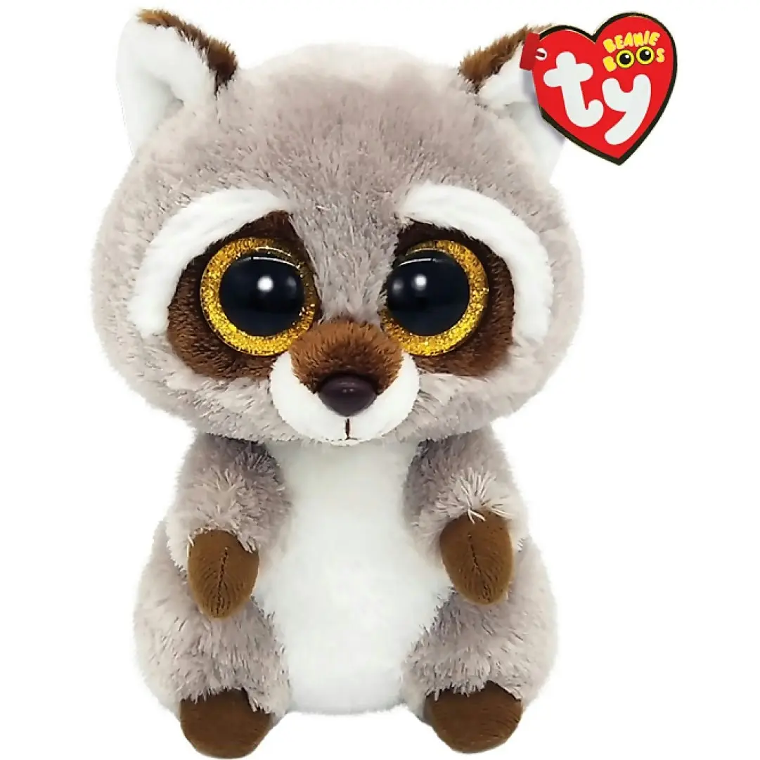 Ty - Beanie Boos - Oakie Brown Raccoon Small 15cm