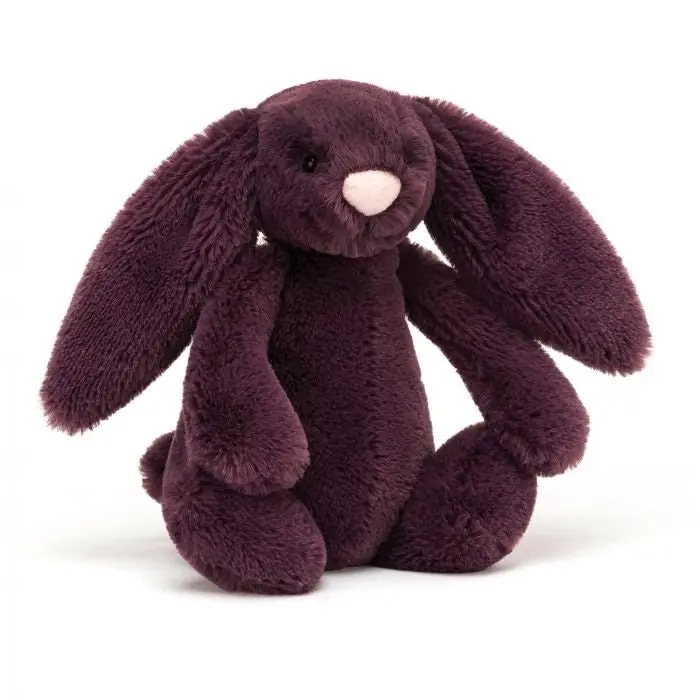 Jellycat Bashful Plum Bunny Small Purple 18x9x10cm