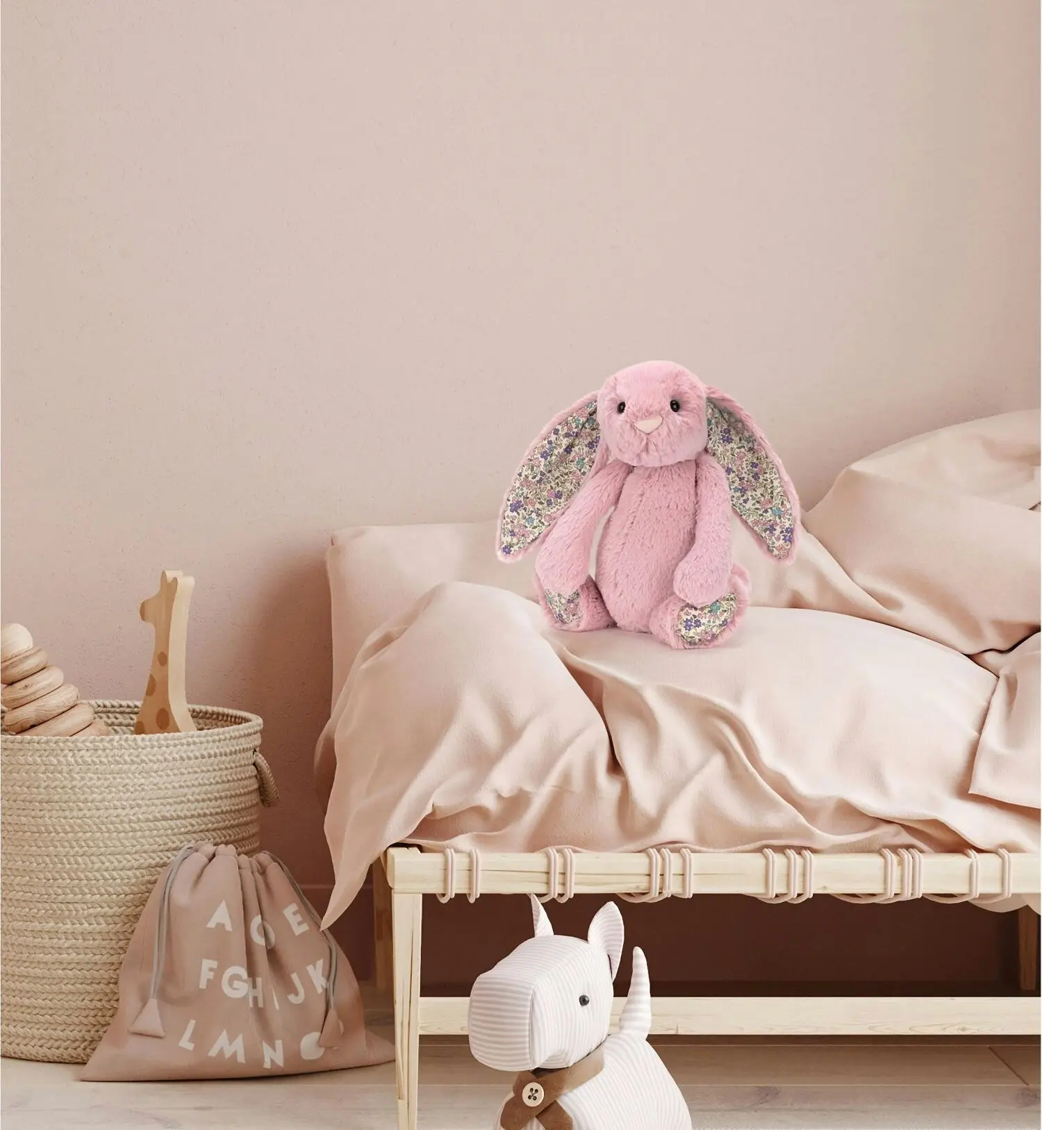 Jellycat - Bashful Blossom Tulip Pink Bunny Big (huge) 51x30x25cm