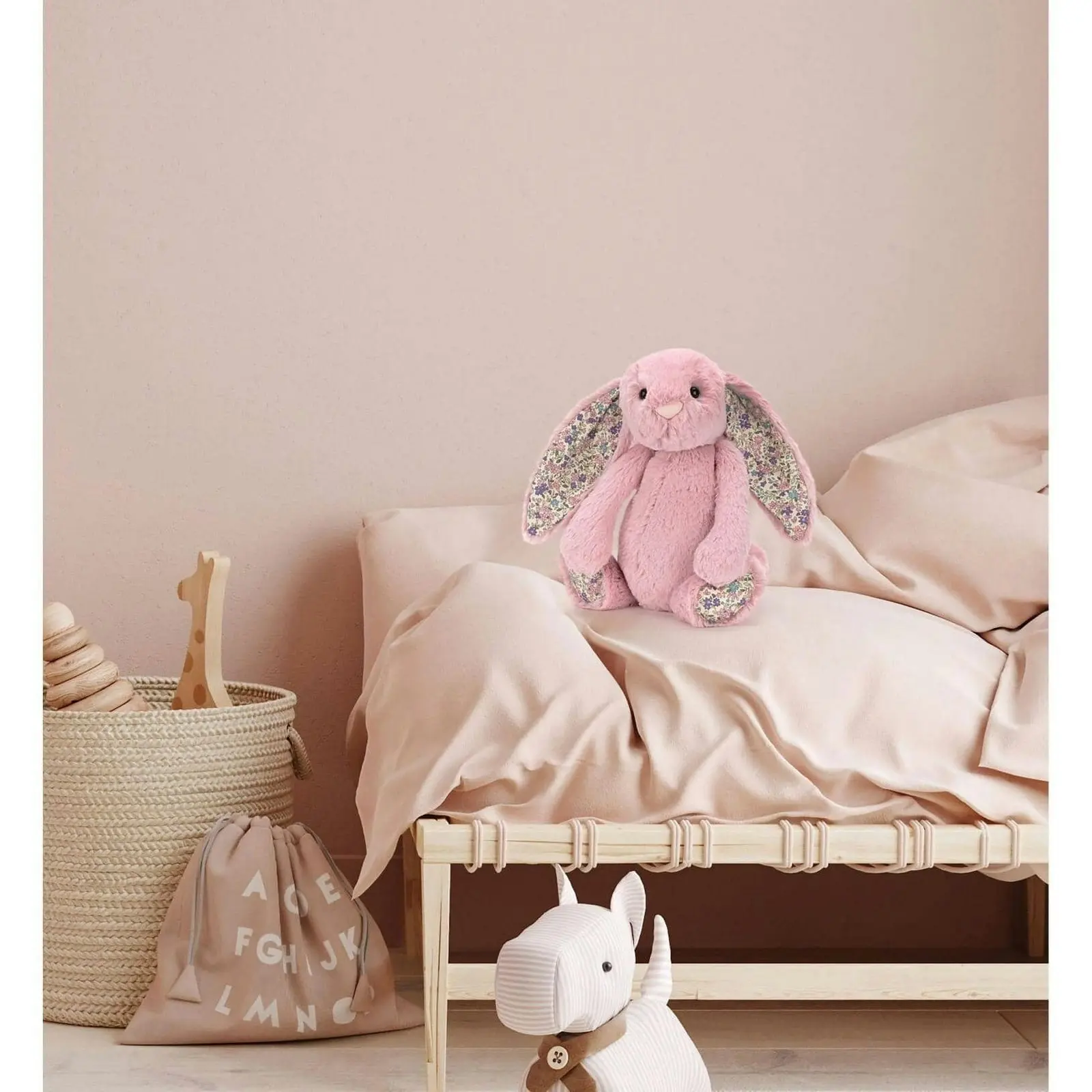 Jellycat - Bashful Blossom Tulip Pink Bunny Big (huge) 51x30x25cm