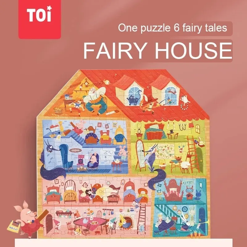 TOI - Fairy House Jigsaw Puzzle 136 Pieces