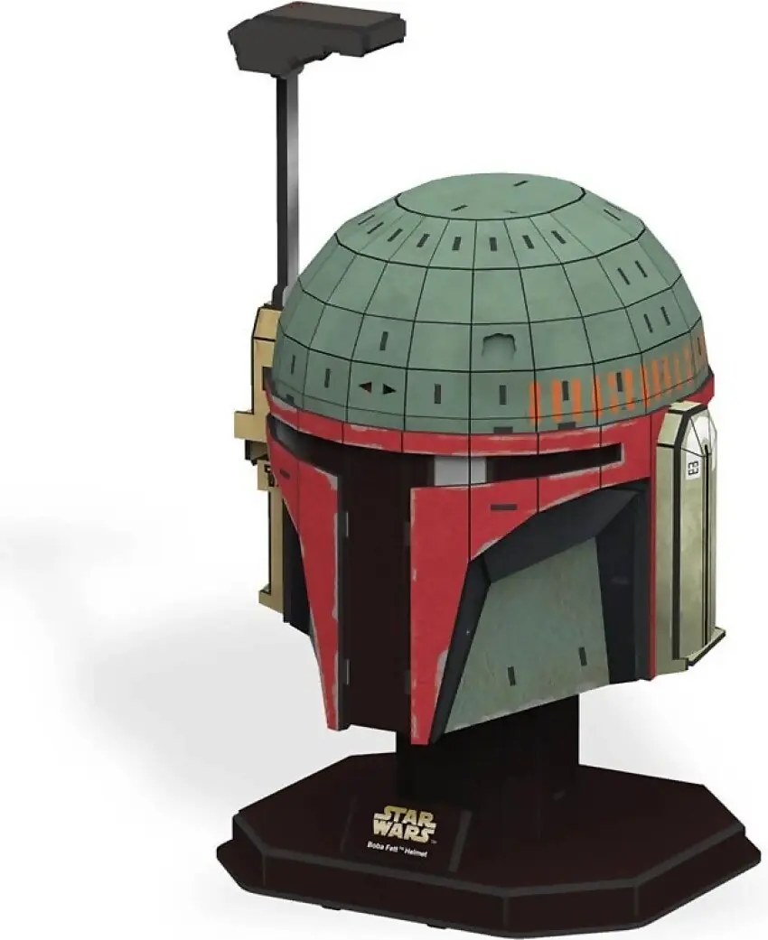 Star Wars - Boba Fett Helmet Paper Model Kit Medium