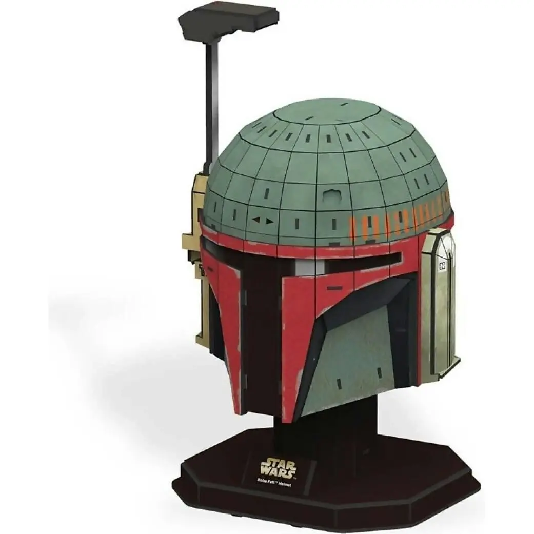 Star Wars - Boba Fett Helmet Paper Model Kit Medium