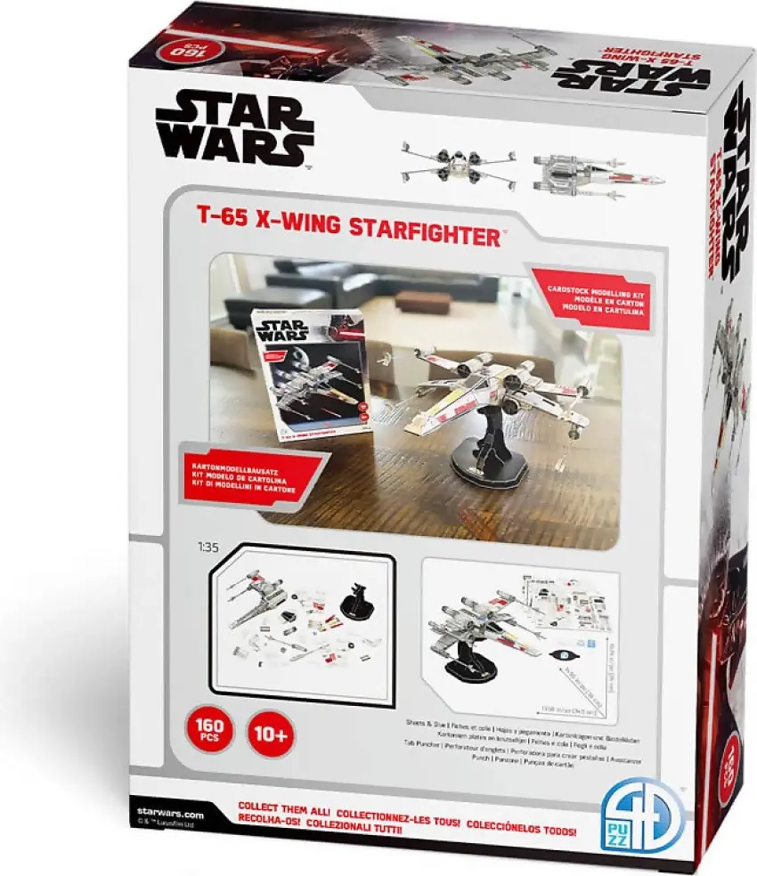 Star Wars - T-65 X-wing Starfighter Paper Model Kit