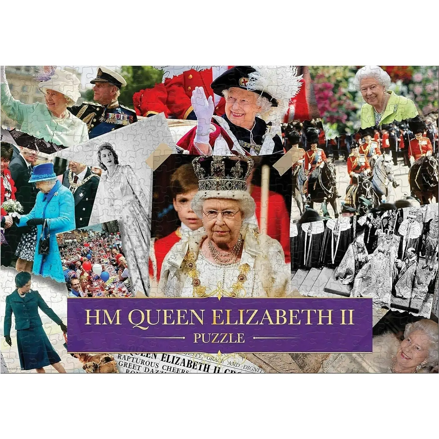 Queen Elizabeth 2 Jigsaw Puzzle 1000pc - Waddingtons Winning Moves