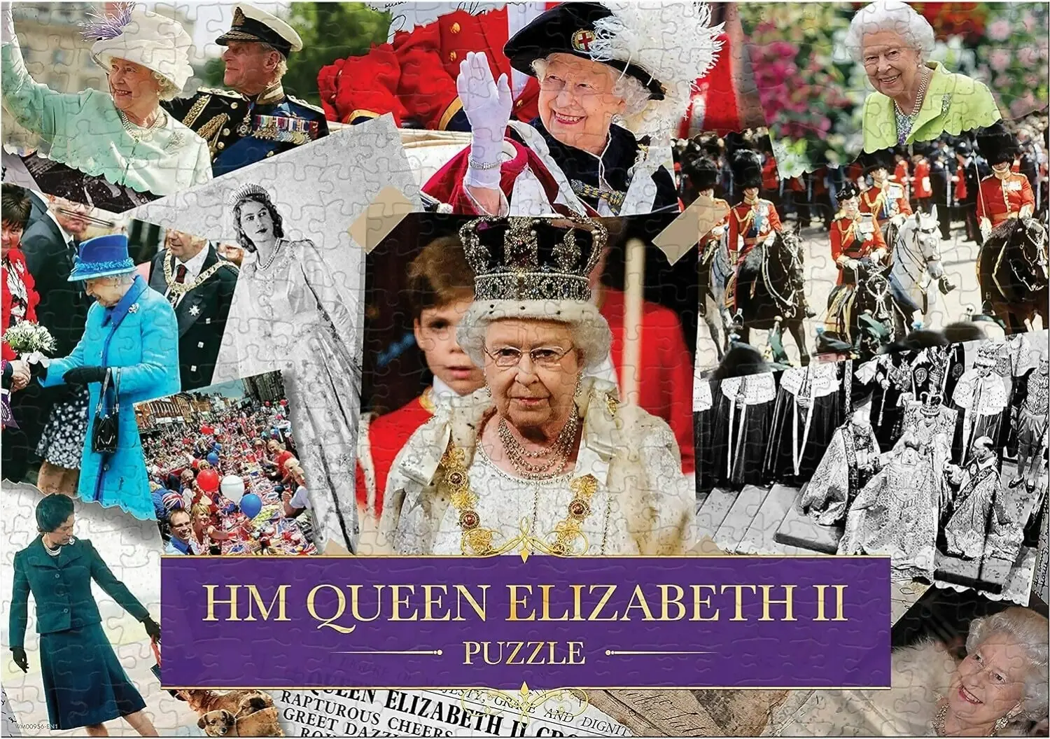 Queen Elizabeth 2 Jigsaw Puzzle 1000pc - Waddingtons Winning Moves