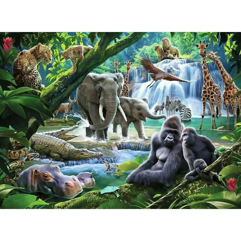 Ravensburger - Jungle Animals Jigsaw Puzzle 100 Pieces