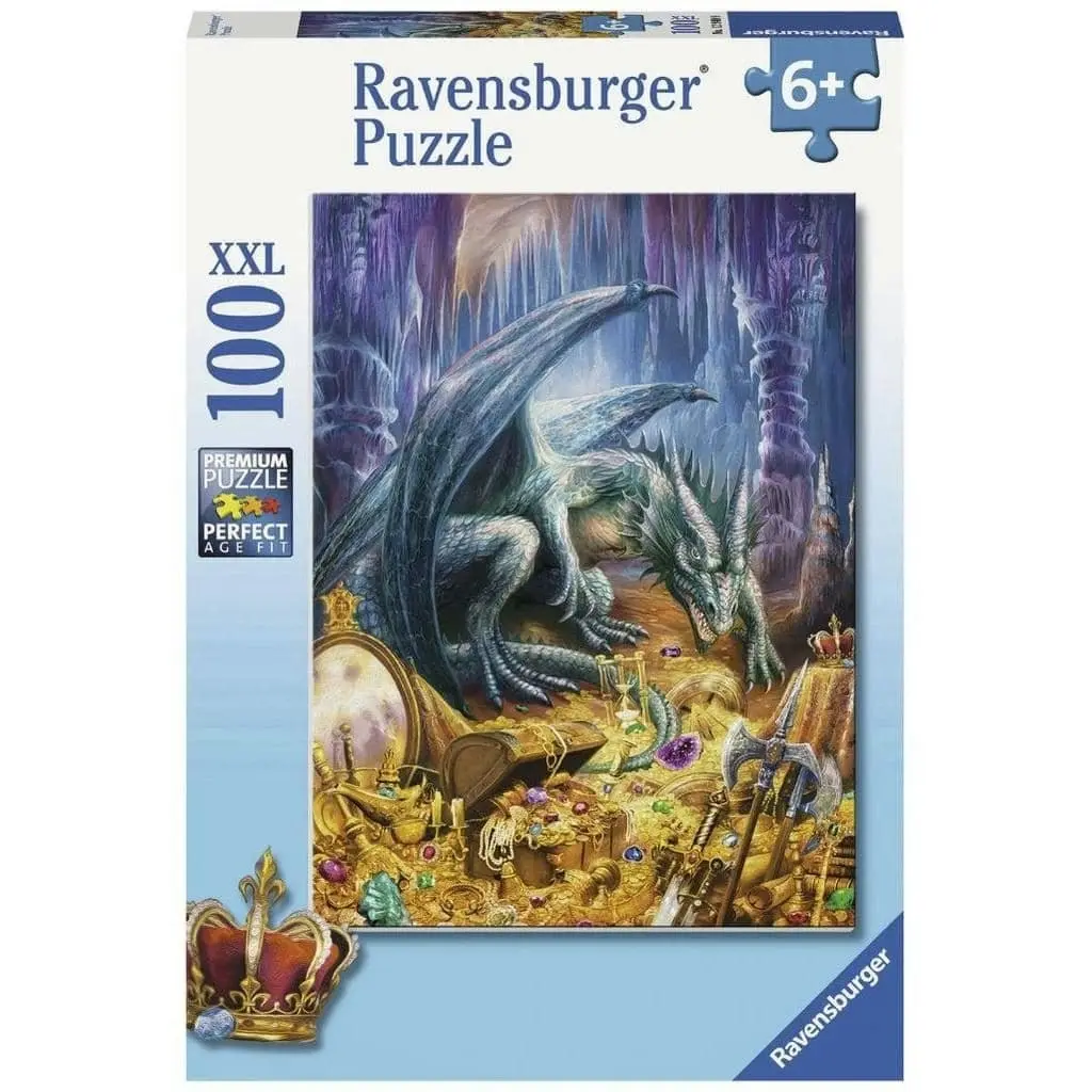 Ravensburger - Dragons Treasure Puzzle 100 Pieces Xxl