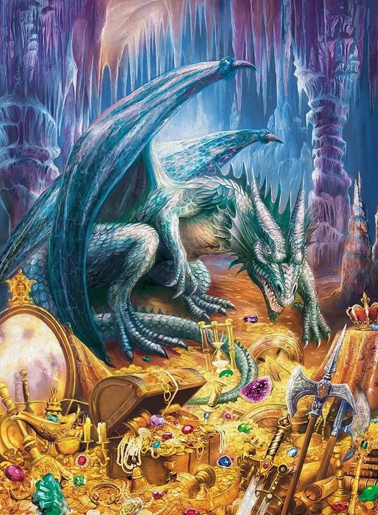 Ravensburger - Dragons Treasure Puzzle 100 Pieces Xxl