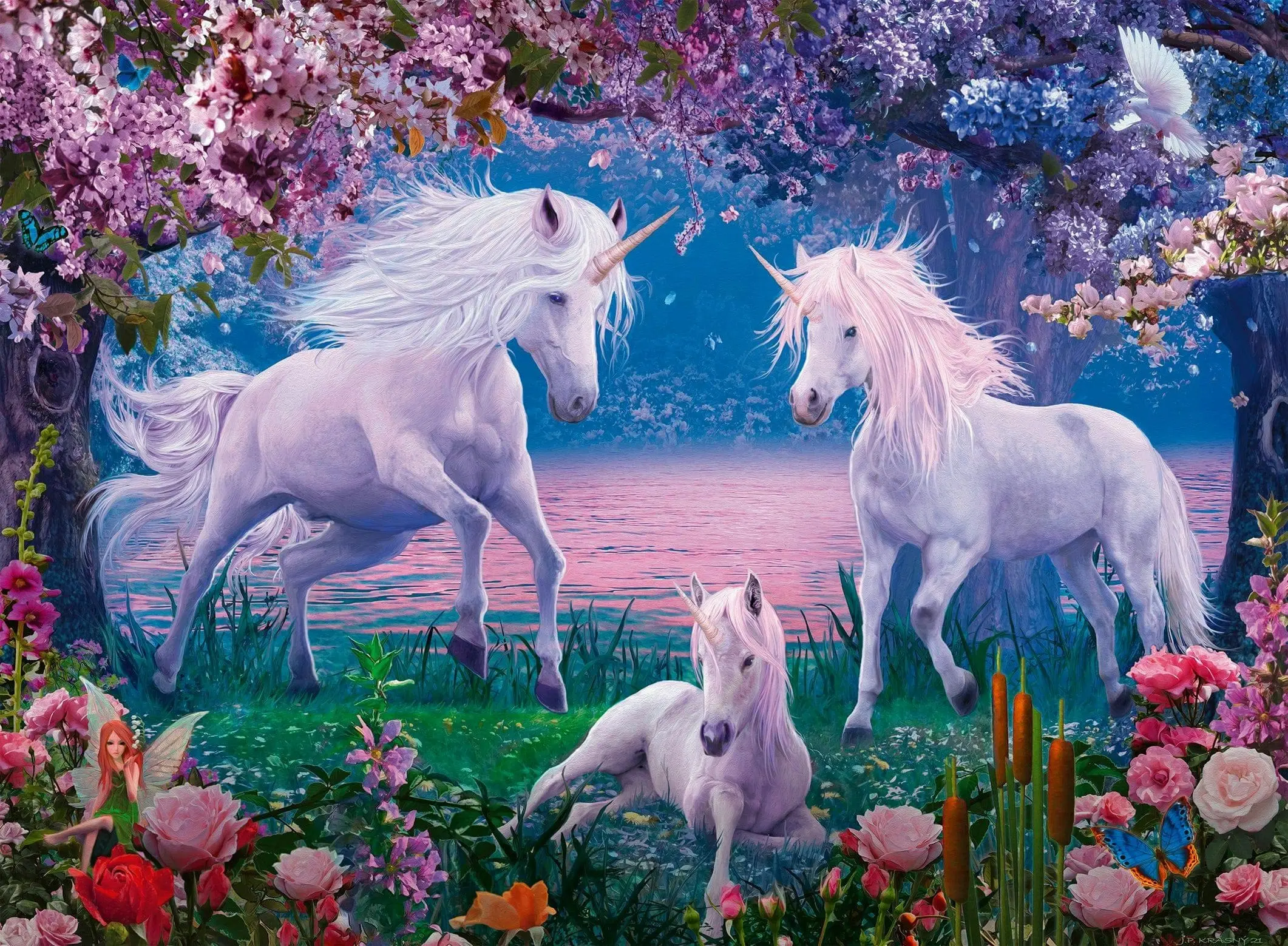 Ravensburger - Unicorn Grove Jigsaw Puzzle 100 Pieces