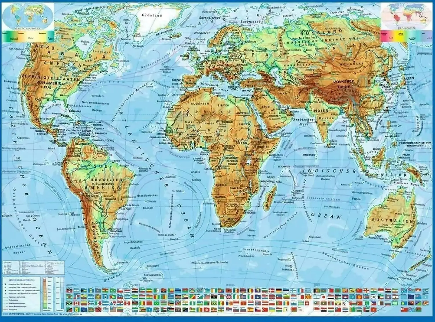 Ravensburger - Political World Map Jigsaw Puzzle 300 Pieces