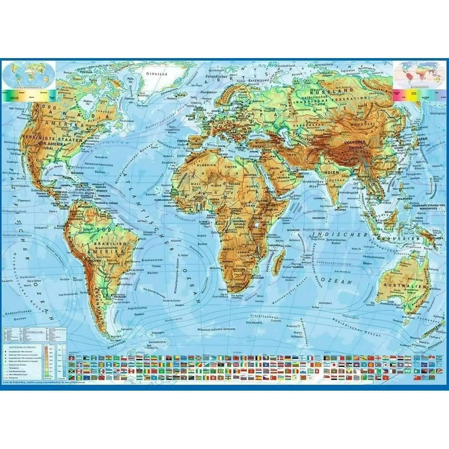 Ravensburger - Political World Map Jigsaw Puzzle 300 Pieces