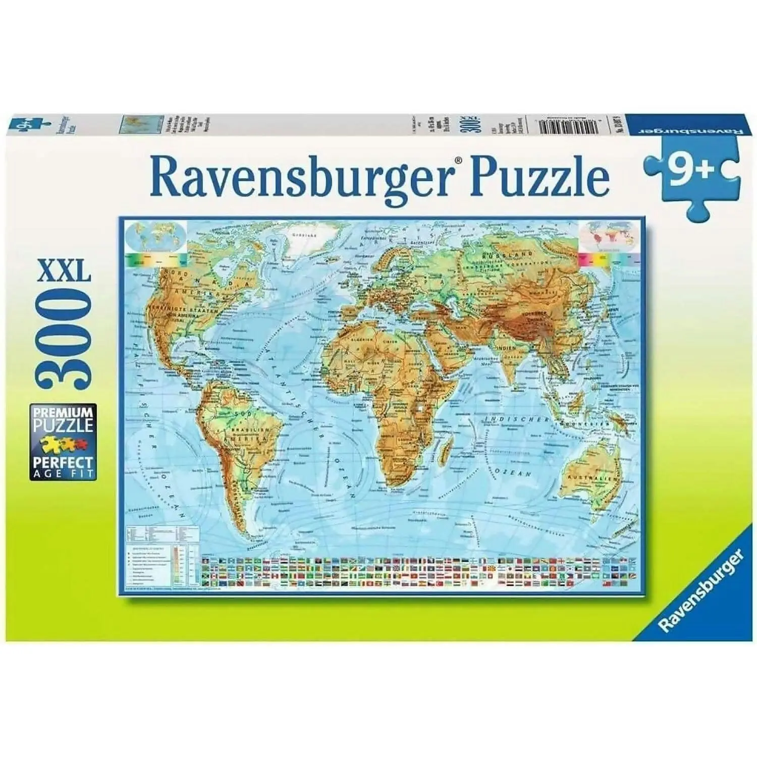 Ravensburger - Political World Map Jigsaw Puzzle 300 Pieces