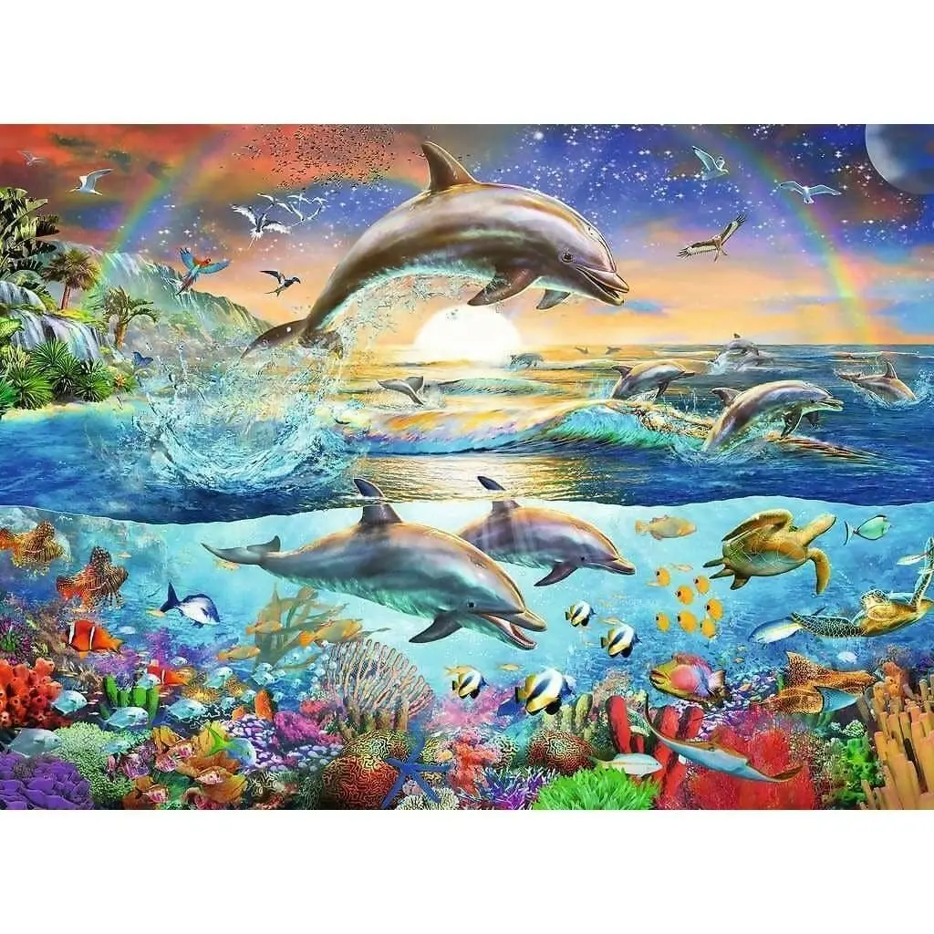 Ravensburger - Dolphin Paradise Jigsaw Puzzle 300 Pieces