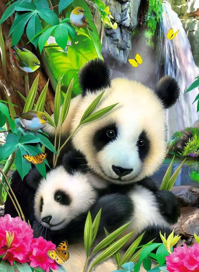 Ravensburger - Cuddling Pandas Jigsaw Xxl Puzzle 300 Pieces