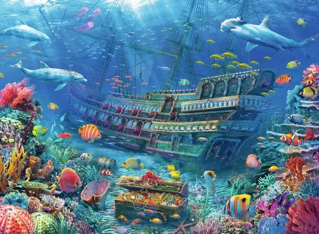 Ravensburger - Underwater Discovery Jigsaw Puzzle 200 Pieces