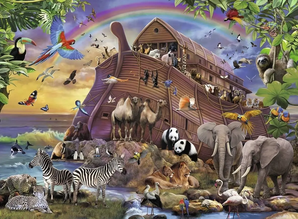 Ravensburger - Boarding The Ark Jigsaw Puzzle 150 Pieces