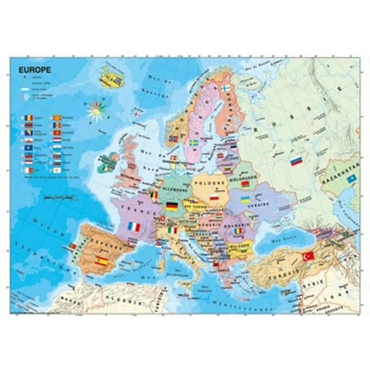 Ravensburger - European Map Jigsaw Puzzle 200 Pieces