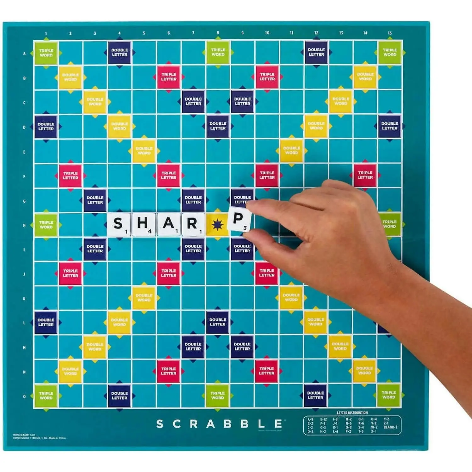 Scrabble - Scrabble Together 2 Games-in-1 Double Sided Board - Mattel