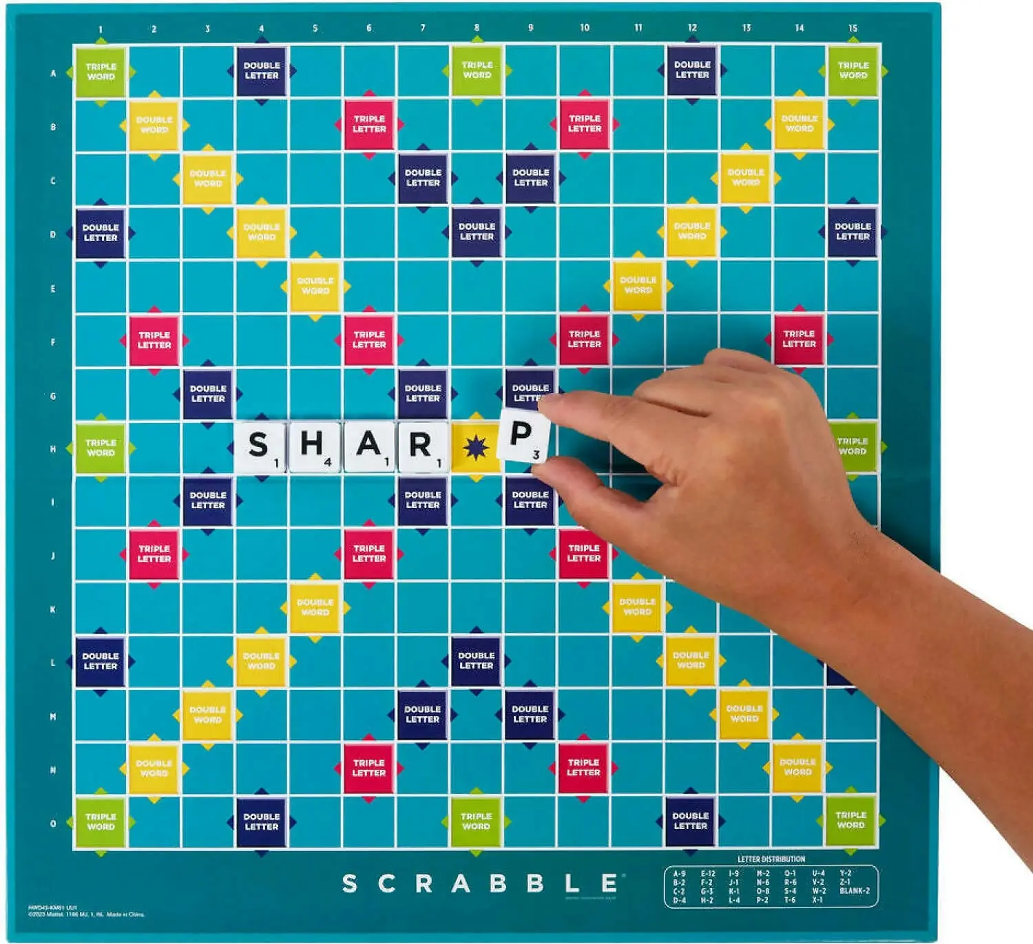 Scrabble - Scrabble Together 2 Games-in-1 Double Sided Board - Mattel