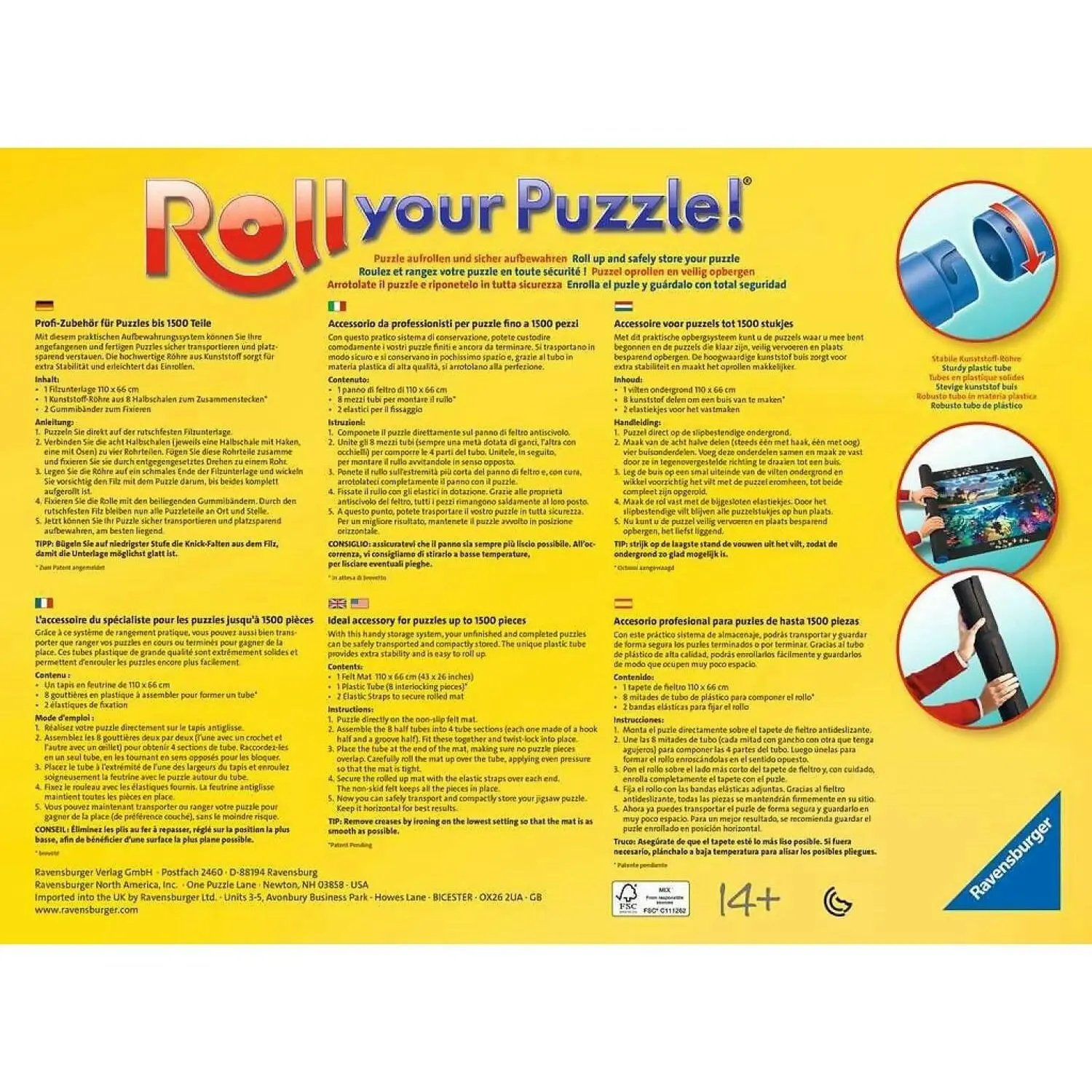 Ravensburger - Roll Your Puzzle 300-1500 Pieces