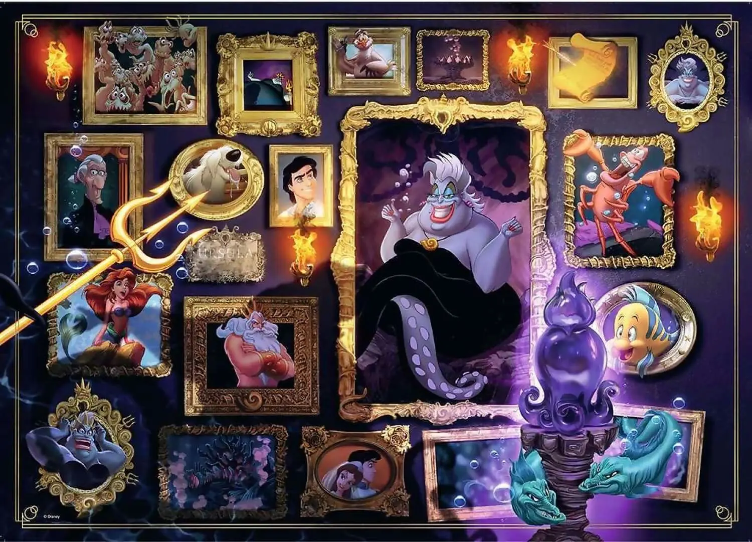 Ravensburger - Disney Villanious Ursula Jigsaw Puzzle 1000 Pieces