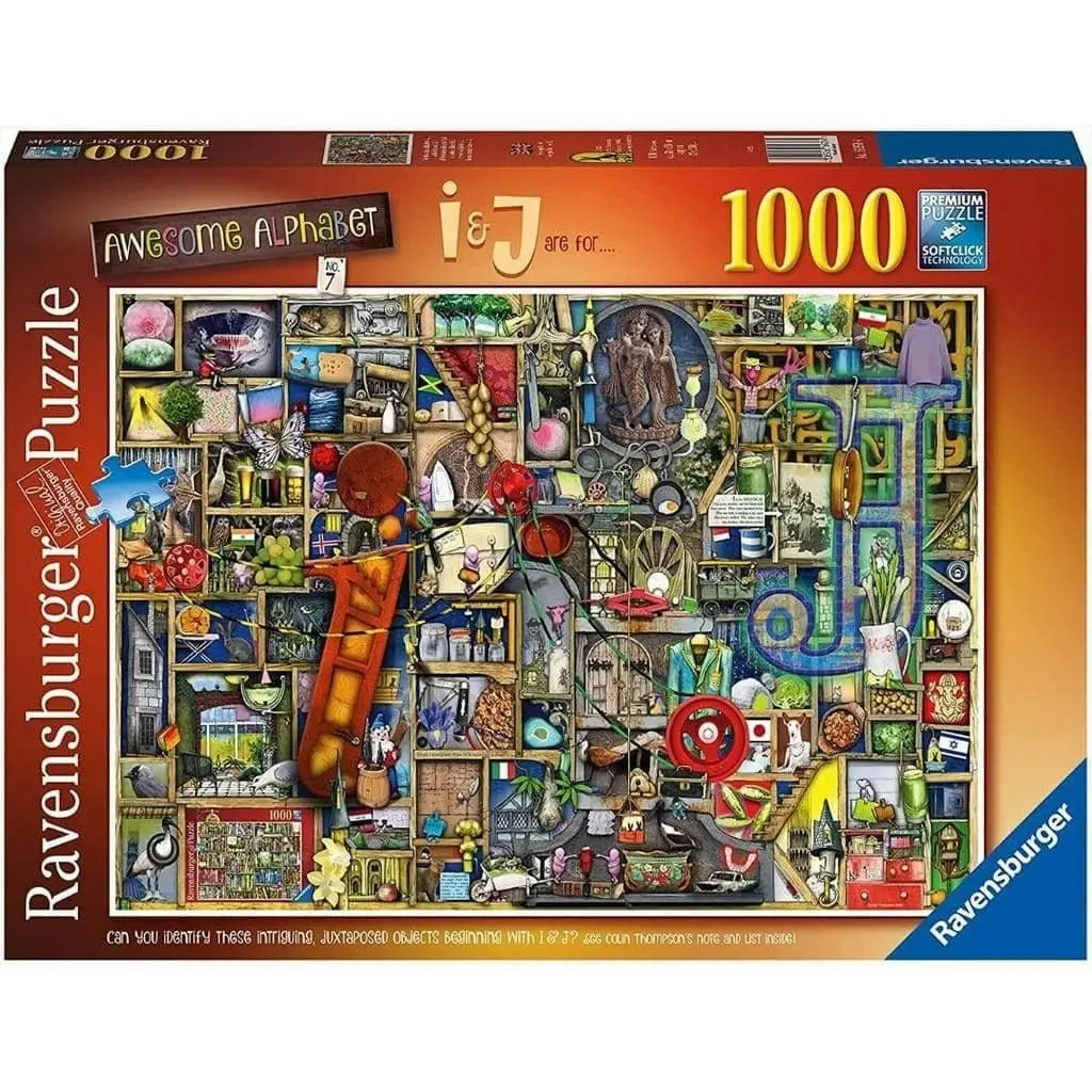 Ravensburger - Awesome Alphabet Jigsaw Puzzle 1000 Pieces