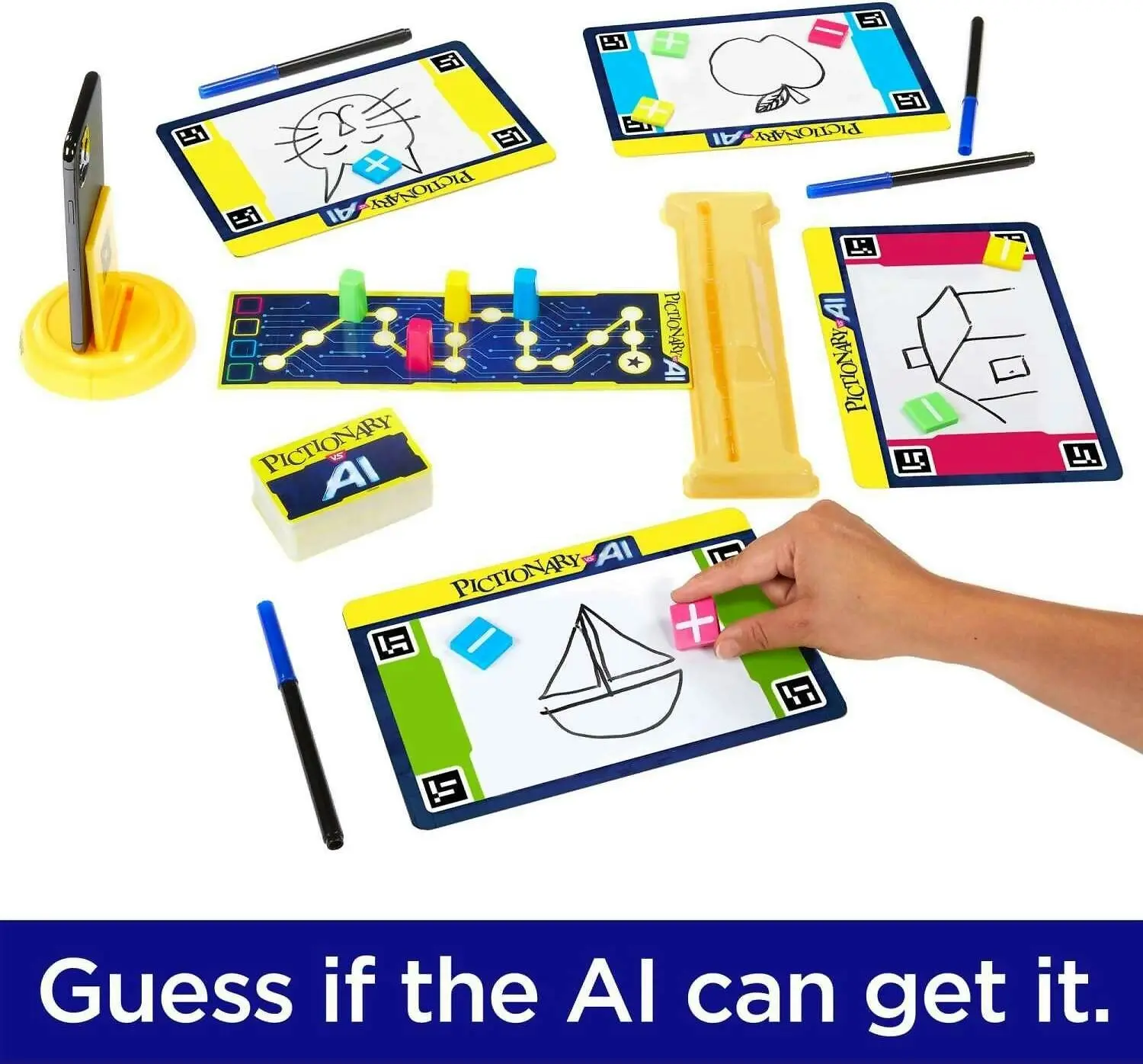 Mattel Games - Pictionary Vs. Ai Family Game For Kids And Adults And Game Night Using Artificial Intelligence