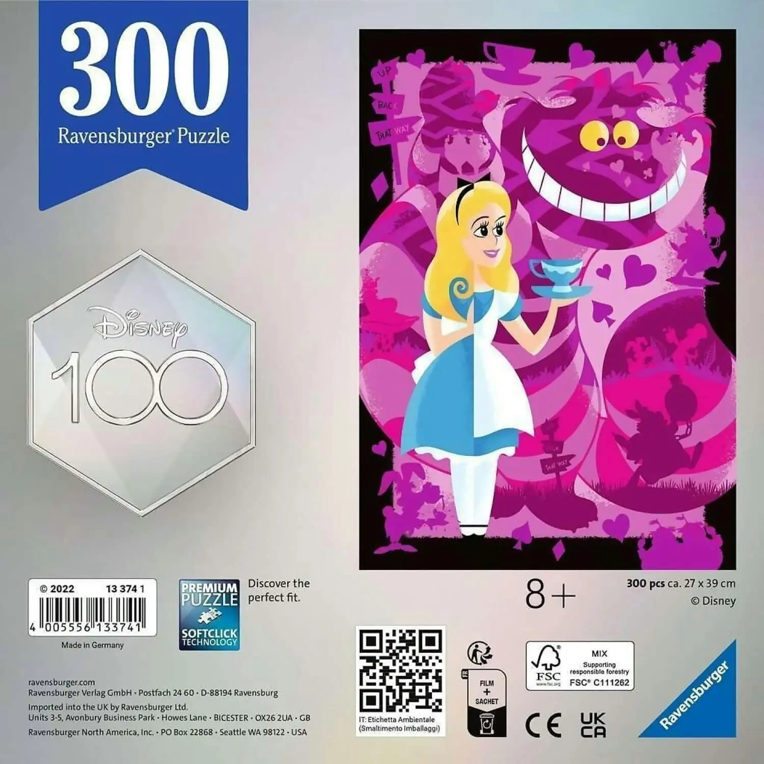 Ravensburger - Alice Disney 100 Jigsaw Puzzle 300 Pieces