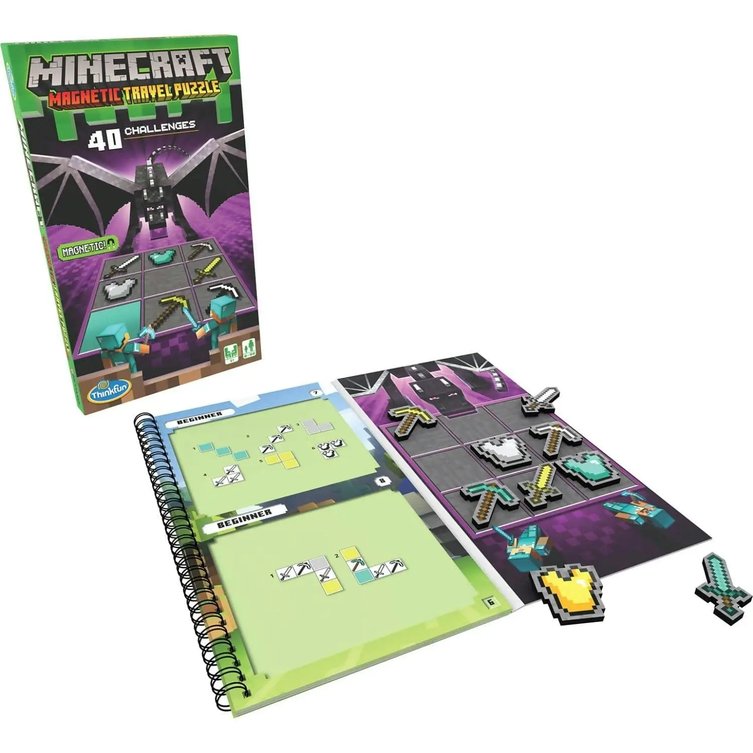 Thinkfun - Minecraft Magnetic Travel Puzzles