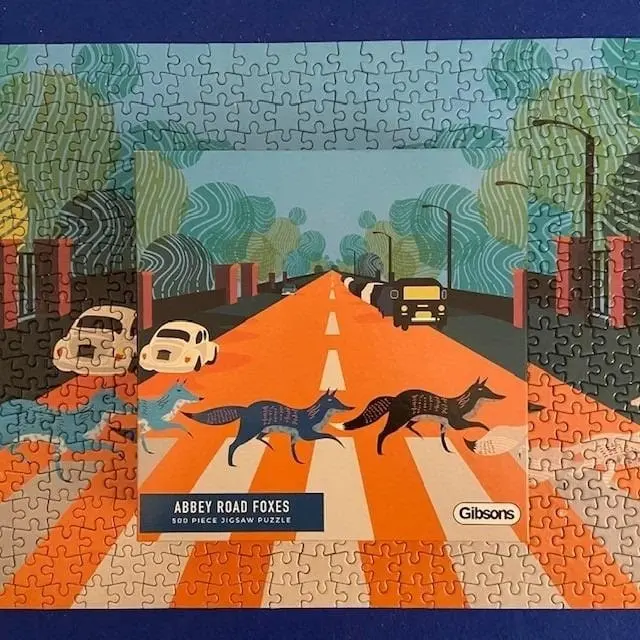 Gibsons - Abbey Road Foxes - Jigsaw Puzzle 500 Pieces