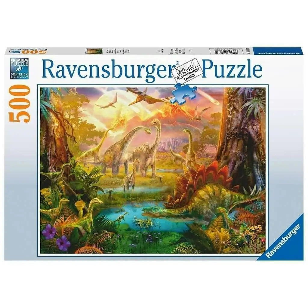 Ravensburger - Land Of Dinosaurs Jigsaw Puzzle 500 Pieces