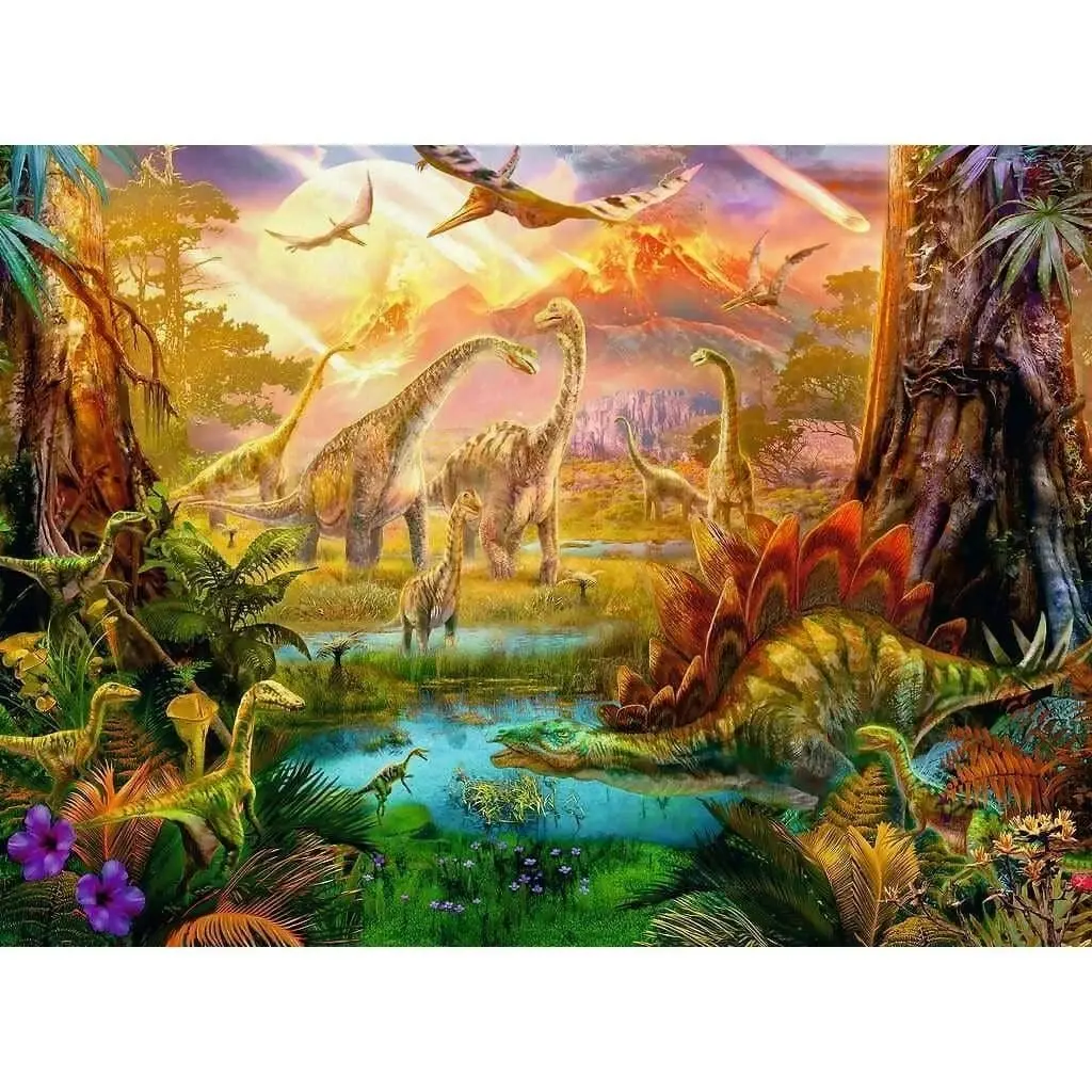 Ravensburger - Land Of Dinosaurs Jigsaw Puzzle 500 Pieces