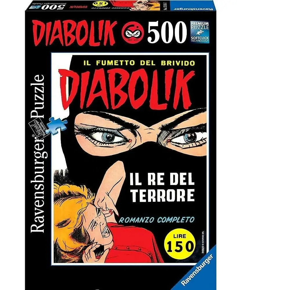 Ravensburger - Diabolik Comic 196 Jigsaw Puzzle 500 Pieces