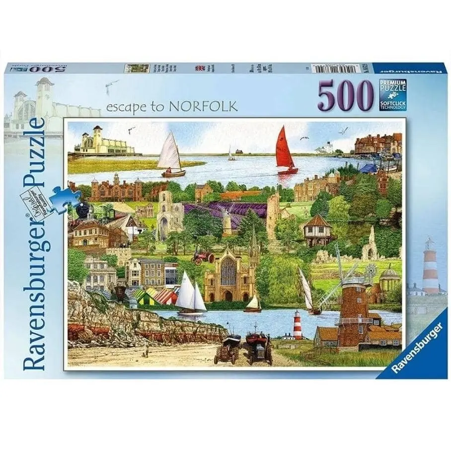 Ravensburger - Escape To Suffolk Jigsaw Puzzle 500 Pieces